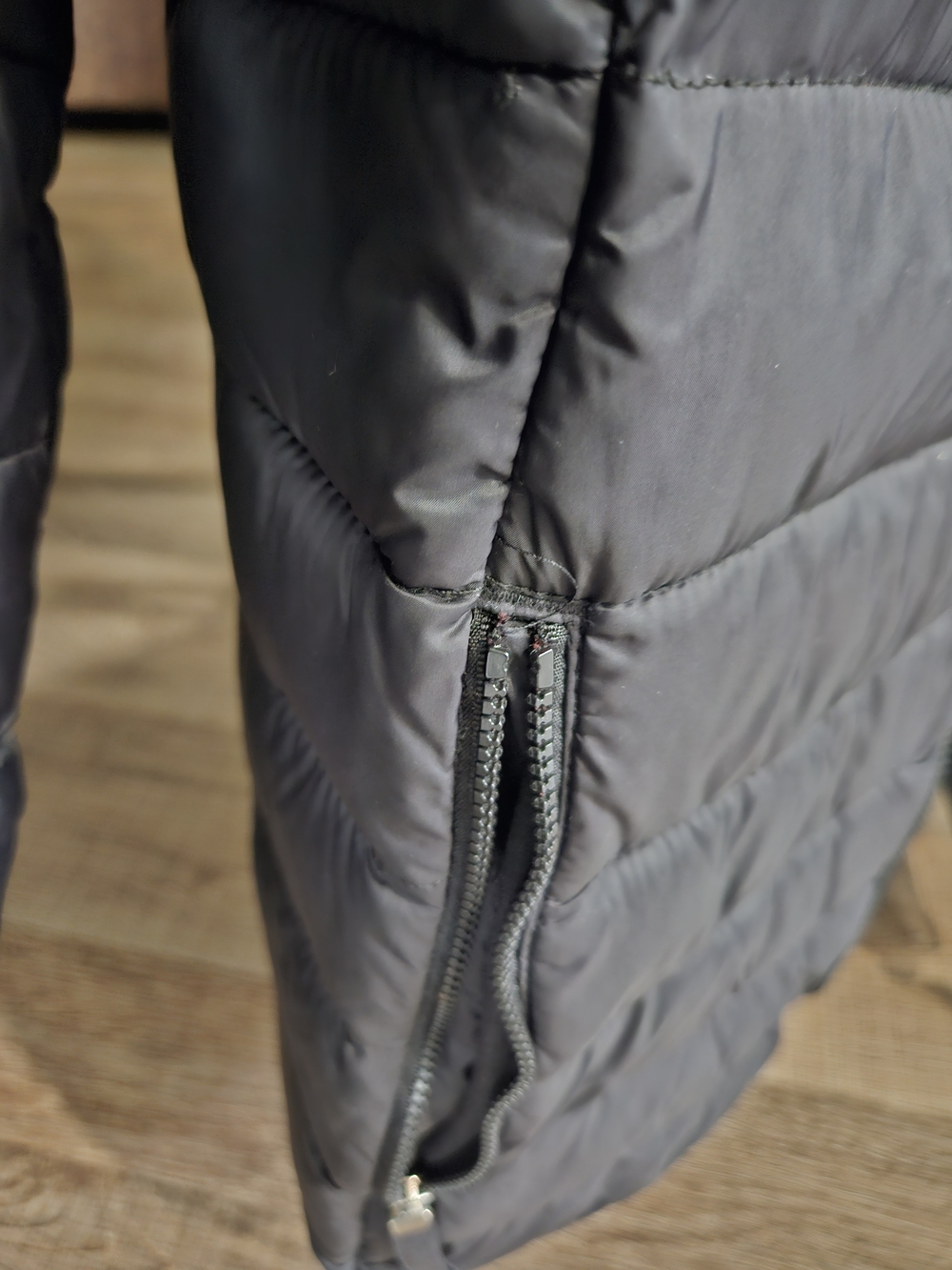 St. John's Bay Black Quilted Packable Puffer Jacket - Picture 4 of 10
